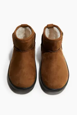 Bottines chaudement doublées - Marron — photo 2