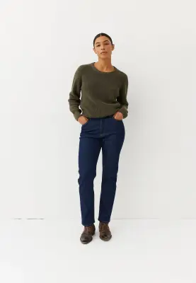 Le pull en coton - Kaki — photo 5