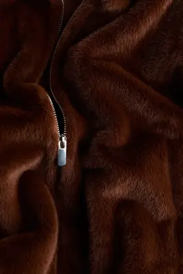 Veste à capuche - Marron — photo 5