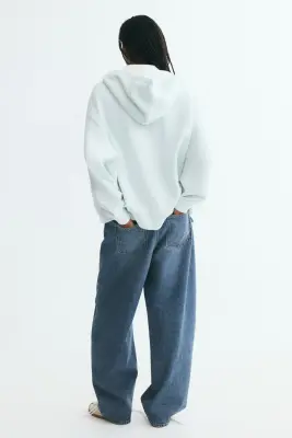 Veste à capuche zippée - Turquoise pâle — photo 3