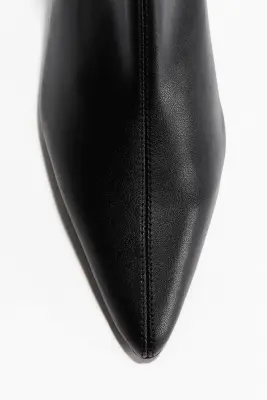 Bottines chaussettes à talon - Noir — photo 1