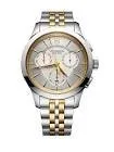 Montre chronograph alliance silver dial two-tone
