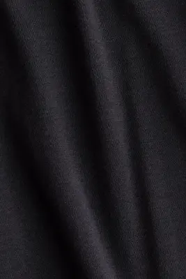 Pantalon de pyjama en coton mélangé - Noir — photo 3