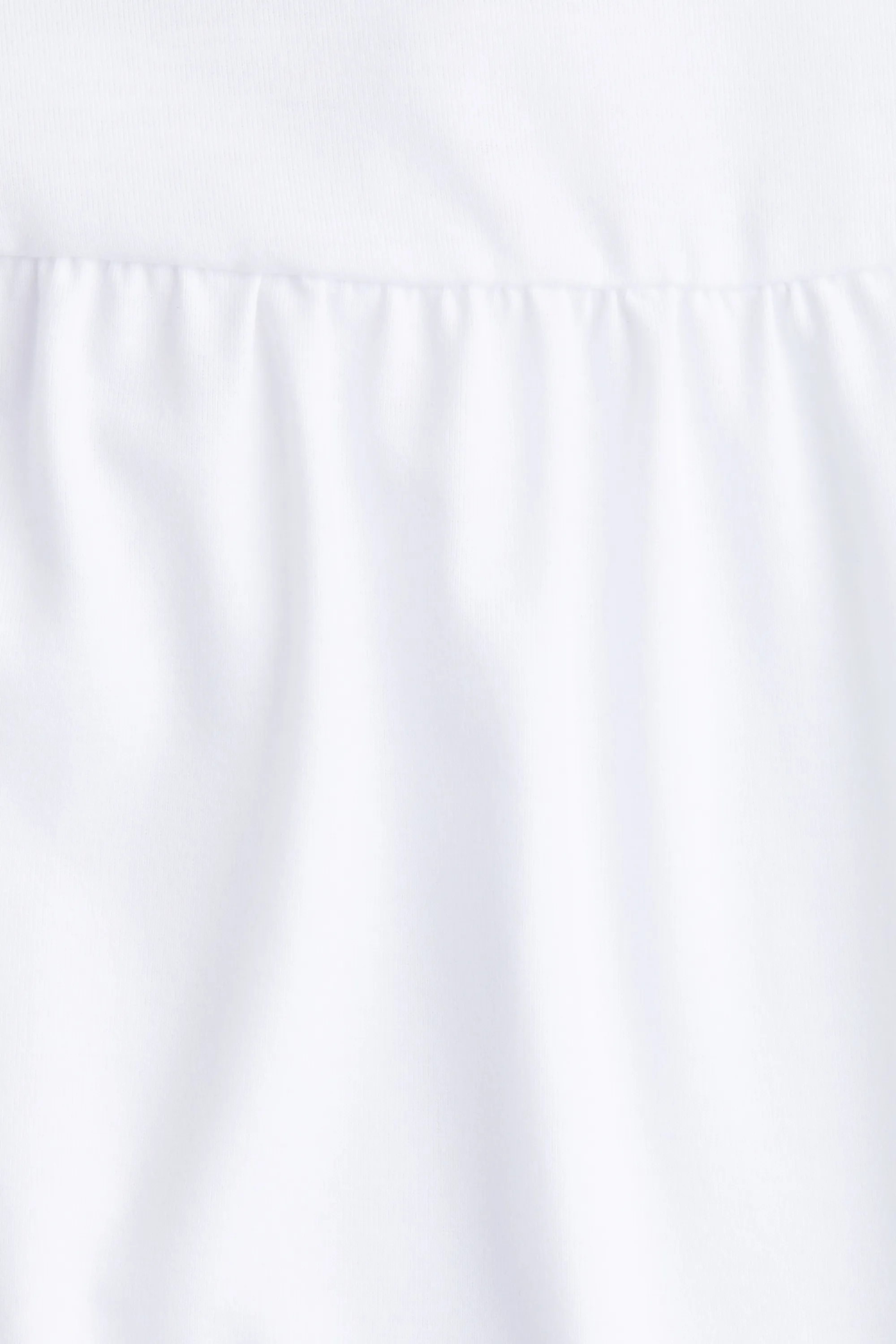 Robe à étages avec bretelles fines - Blanc