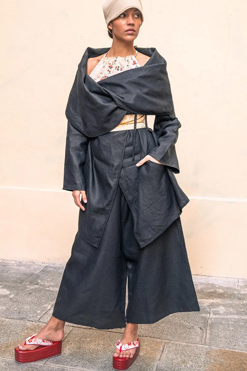 Manteau Japonais en Lin