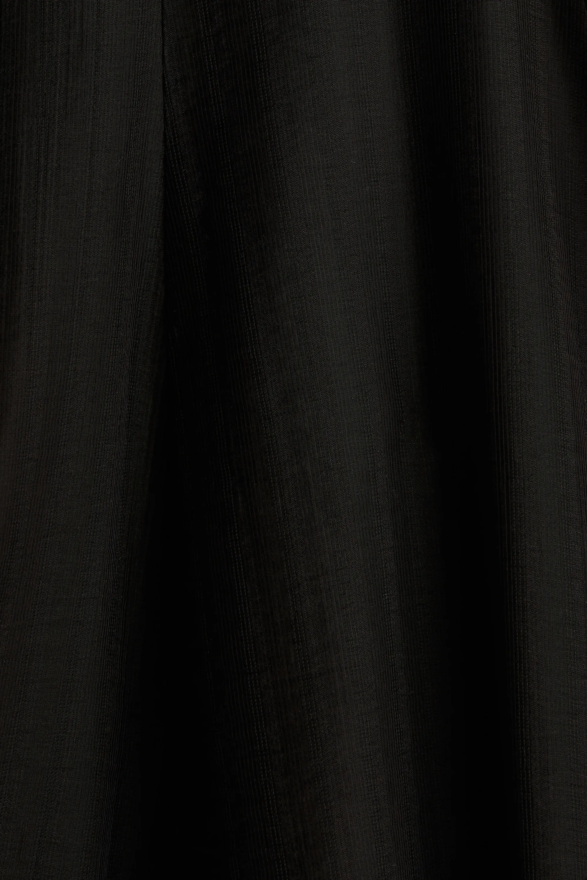 Robe avec base asymétrique - Noir