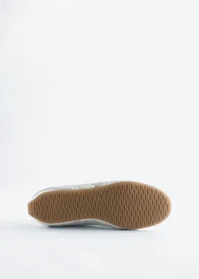 Baskets minimalistes en cuir - Argenté — photo 3