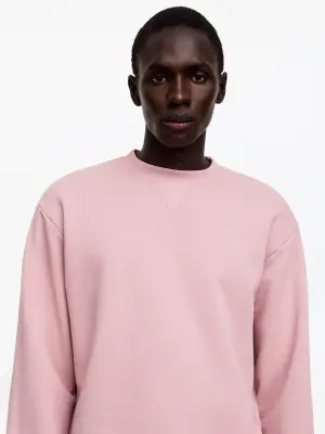 Heavyweight Sweatshirt - Rose clair — photo 3