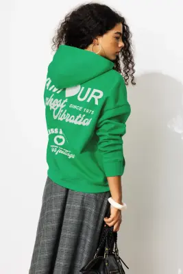 Sweat-shirt à message Femme — photo 2