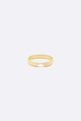 BAGUE VALENTINE 2 ANNEAUX - Or blanc 18 carats — photo 3