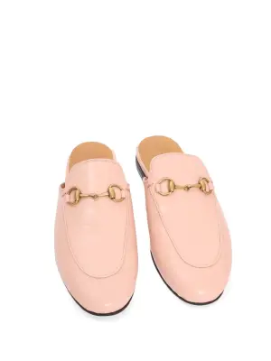 Mules Princetown plates en cuir rose bonbon mors dorés Prix boutique 820€ Taille 36 — photo 3