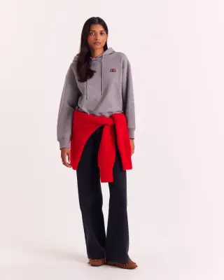 Sweat-shirt Aubin BP eyes gris chiné — photo 5