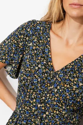 Robe longue imprimée Femme — photo 5