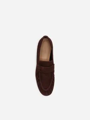 Mocassins en cuir - Marron — photo 4