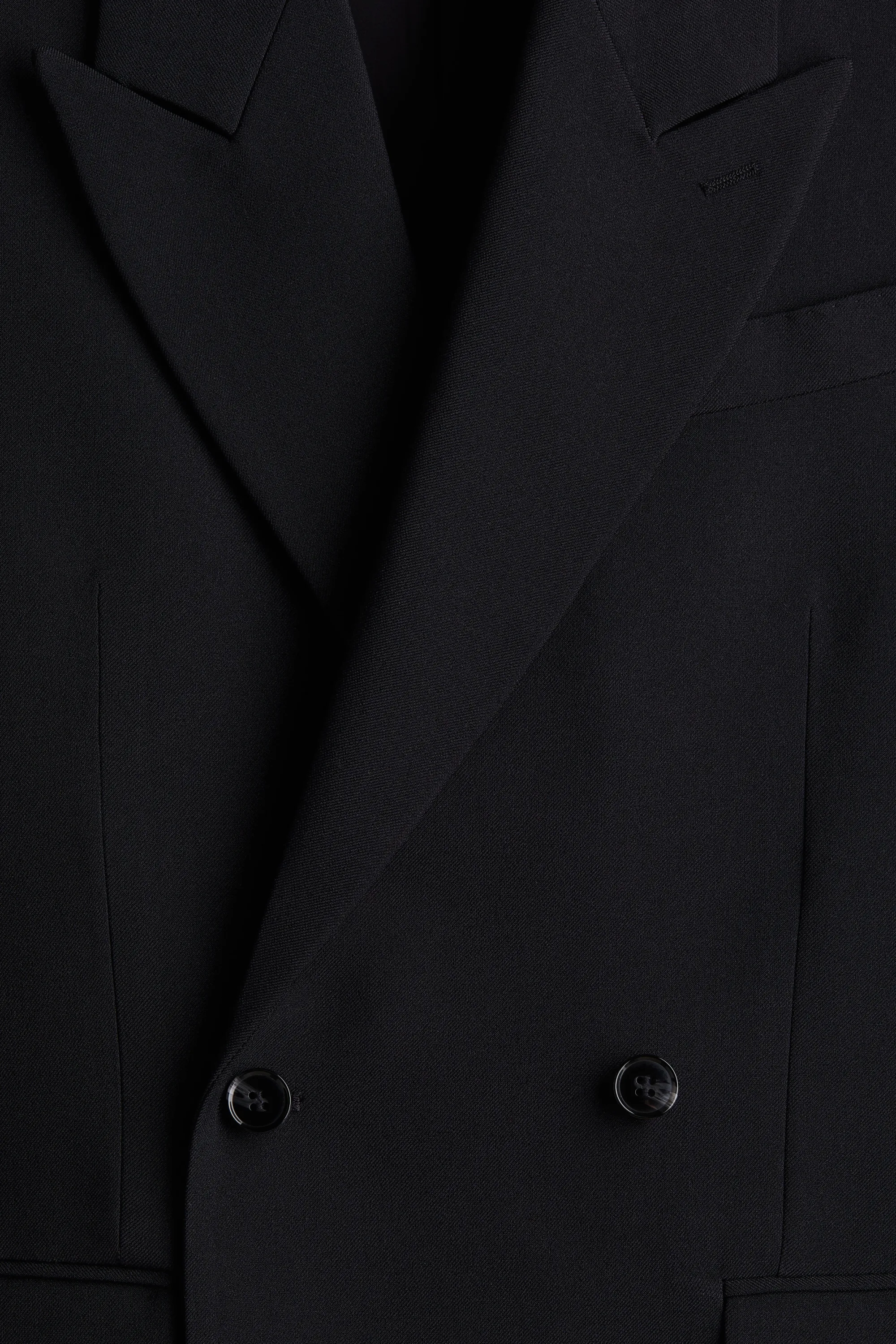 Veste Relaxed Fit à fermeture croisée - Bleu marine