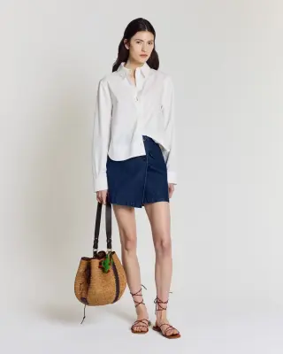 Chemise West blanc naturel — photo 3