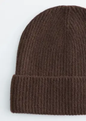 Bonnet en cachemire - Marron — photo 1