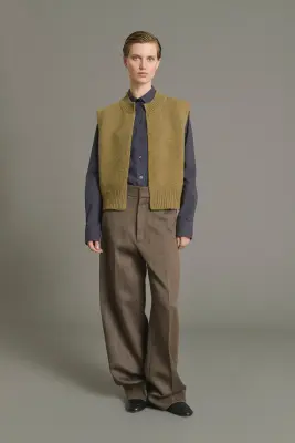 CARDIGAN KALYANEE TILLEUL — photo 1