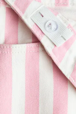 Short en denim - Rose clair/rayé — photo 2