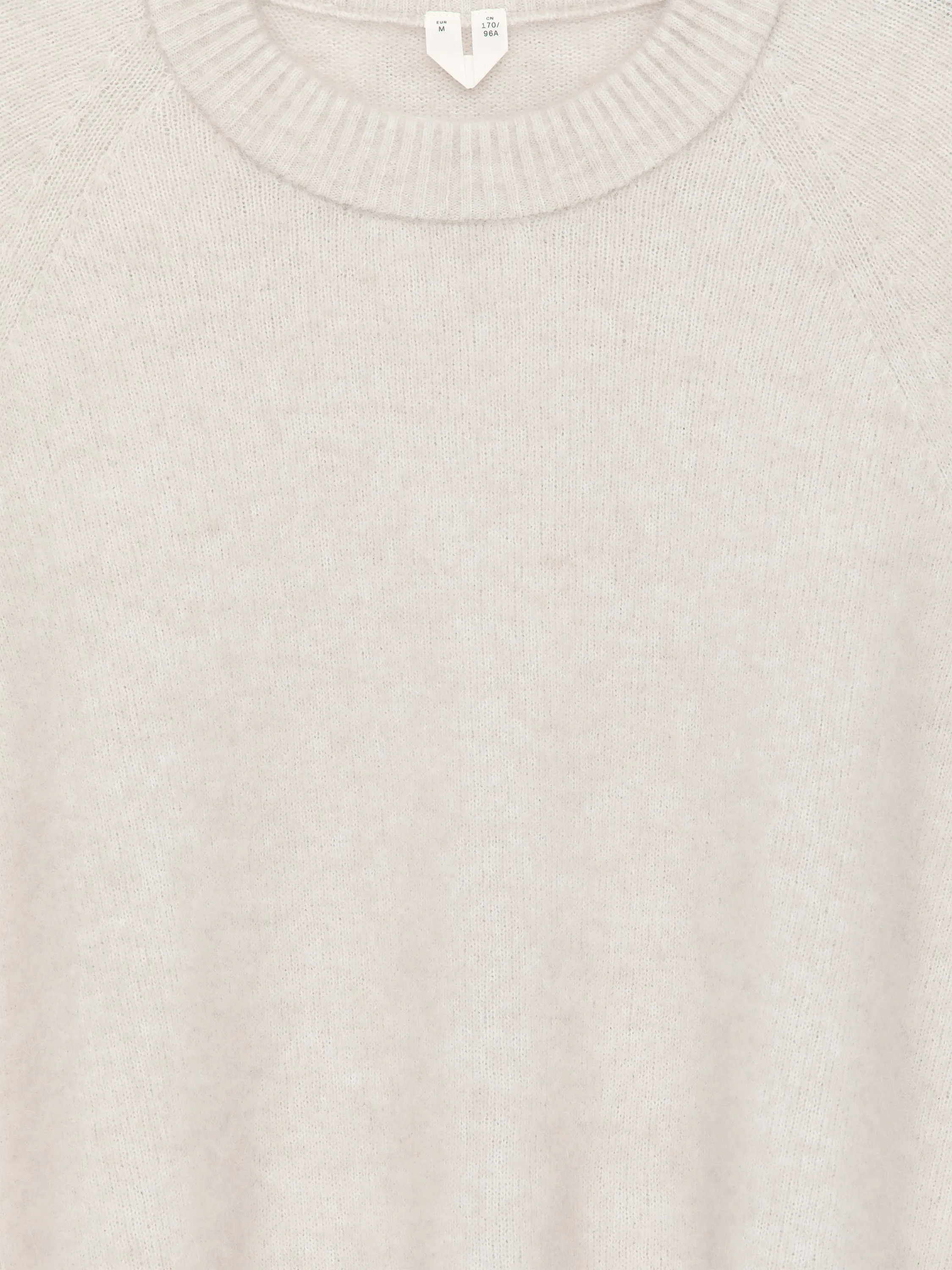 Pull en mélange de laine et d'alpaga - Taupe clair