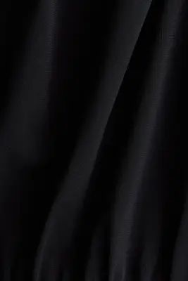 Top en crêpe avec col écharpe - Noir — photo 5