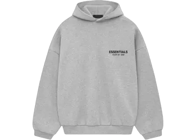 Fear Of God Essentials Hoodie Fleece Light Heather Gray — photo 1