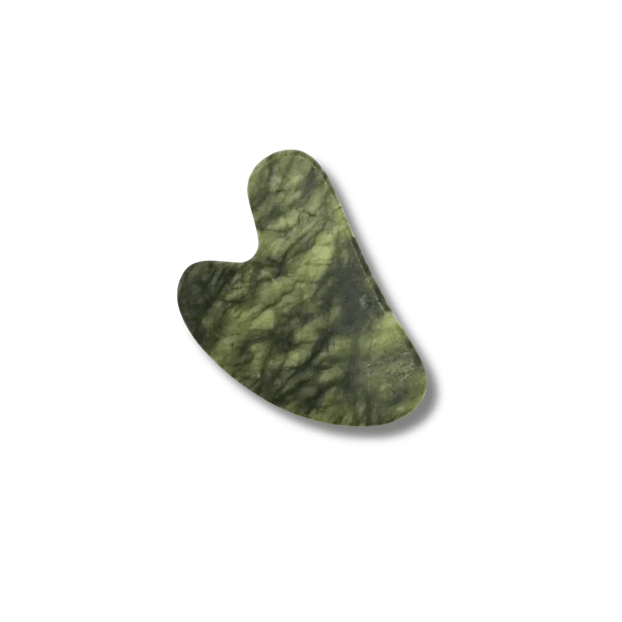 Gua Sha Visage en Pierre de Serpentine – Massage & Éclat