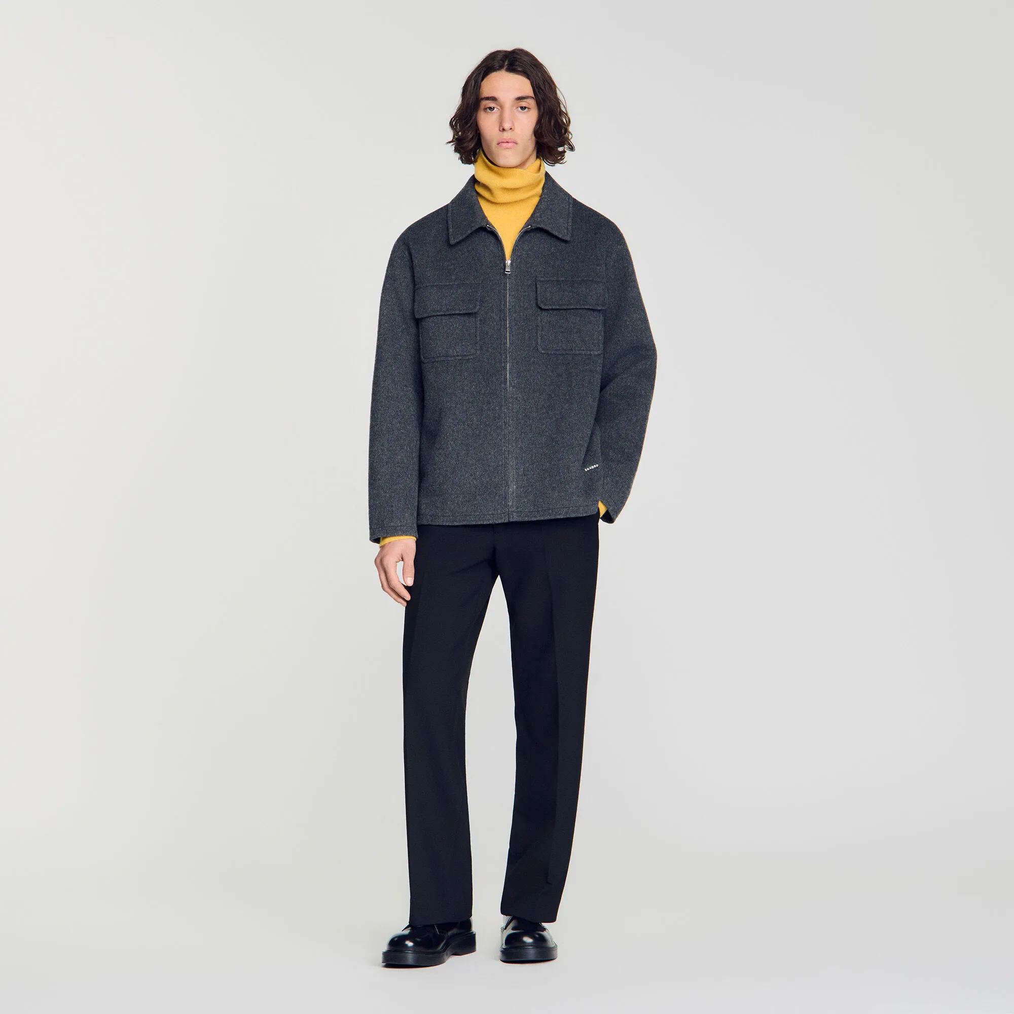 Surchemise double face zippée
