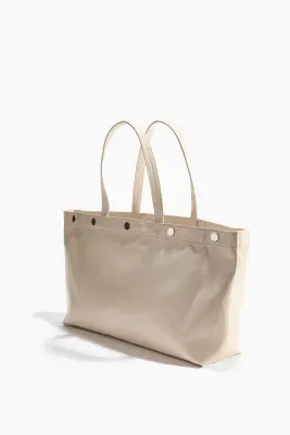 Tote bag en toile enduite - Beige clair — photo 2