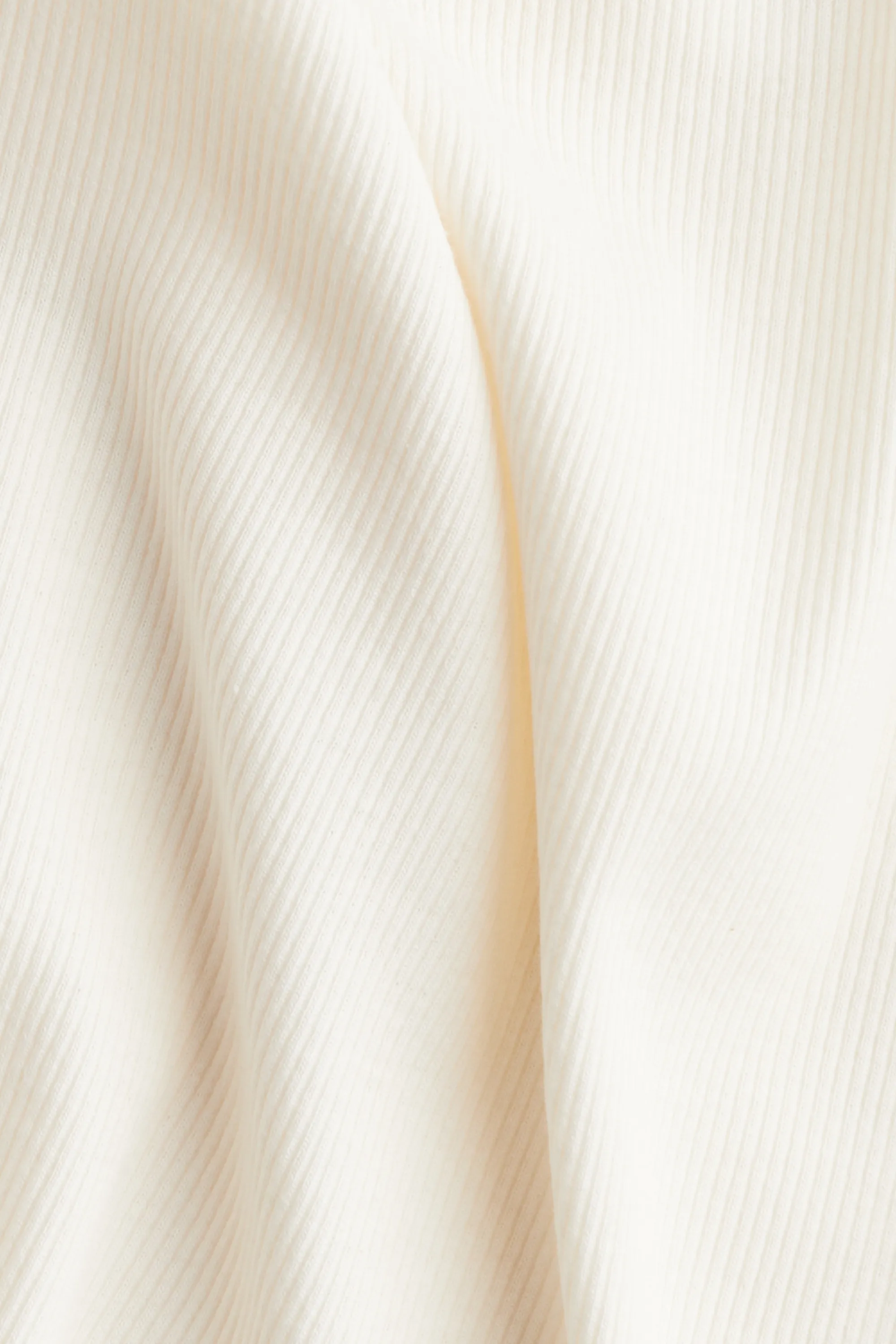 Pyjama côtelé - Crème