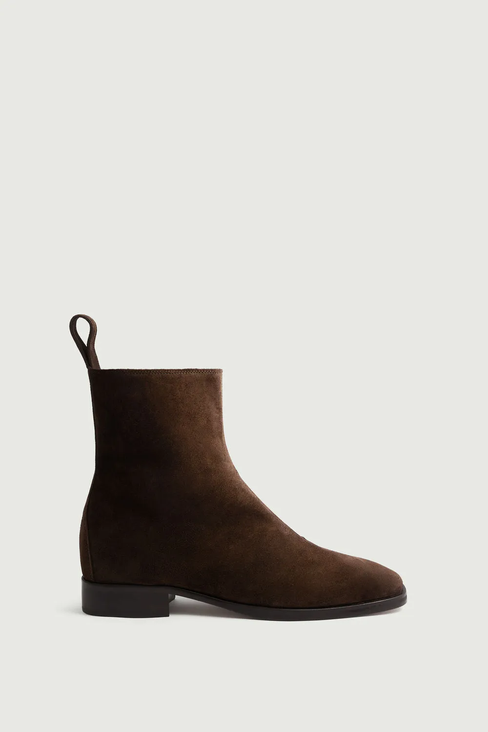 BOTTINES WEST MARRON