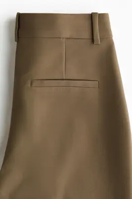 Pantalon cigarette - Vert kaki foncé — photo 4