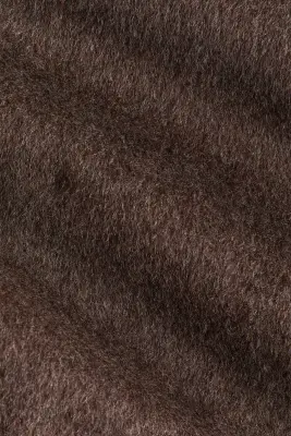 Manteau fait main en laine mélangée - Taupe foncé — photo 5