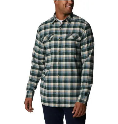 COLUMBIA CHEMISE CARREAUX Vert — photo 2