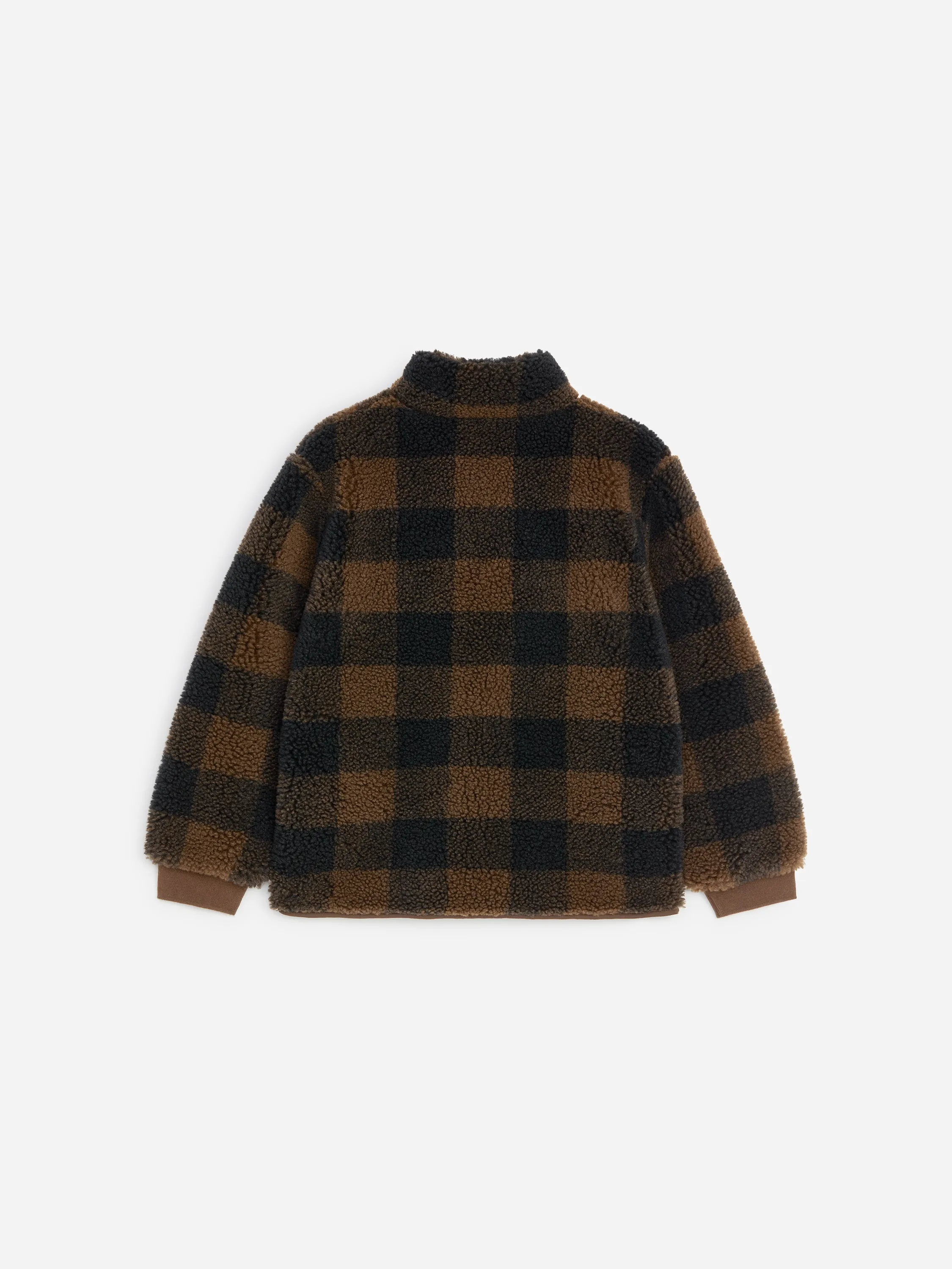 Veste en peluche - Noir/Marron