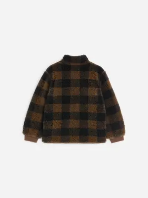 Veste en peluche - Noir/Marron — photo 1