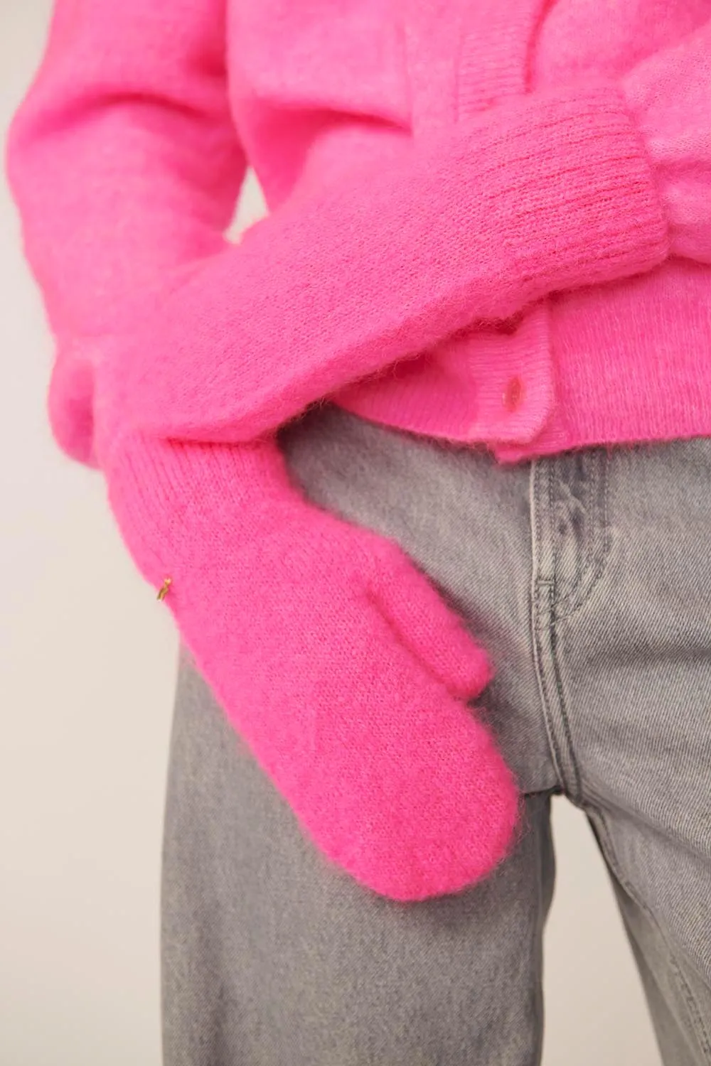 Moufles Caliente Rose Fluo
