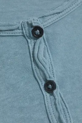 Cardigan ajusté en jersey - Bleu cendré — photo 4