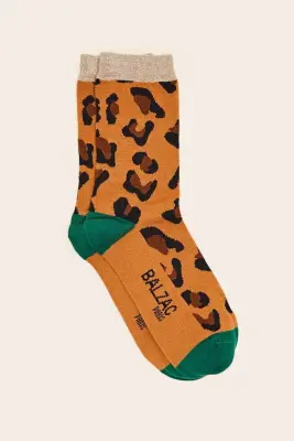 Chaussettes Léo vert — photo 2