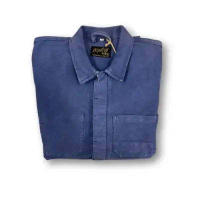Traditionnelle veste de travail bleu Gaspard — photo 3
