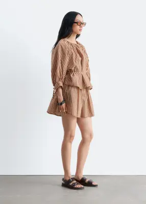 Short ample - Rouge/Multicolore — photo 3