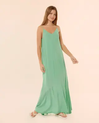 Robe longue Depp testa green – Karma Koma — photo 4