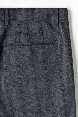 Pantalon de costume Regular Fit - Bleu marine/carreaux — photo 4
