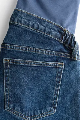 MAMA Slim Mom Ankle Jeans - Bleu denim foncé — photo 3