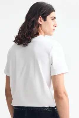 T-shirt Slim Fit - Blanc — photo 2