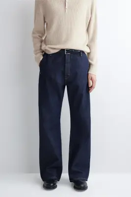 JEAN BOOTCUT DÉCONTRACTÉ - BLEU ENCRE — photo 4