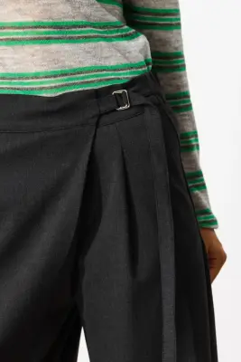 Pantalon large et court Femme — photo 5