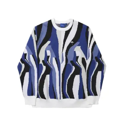Pull Helas Ireel crewneck knit – Blue Multi — photo 1