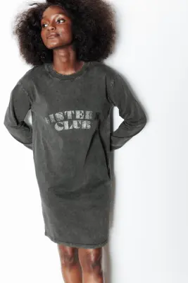 Robe en jersey Sisters Club — photo 3