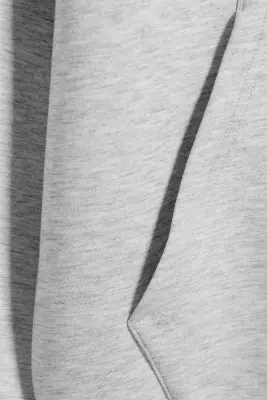 Sweat à capuche en scuba Simon - Mélange gris clair poudré — photo 3